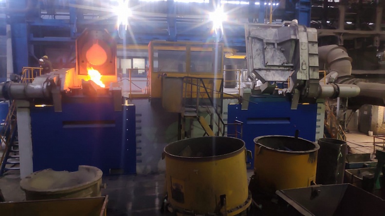 Запуск на ООО МРК плавильного комплекса OTTO JUNKER MFT 2x8000 т